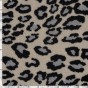 superbe tissu sherpa - imprimé léopard