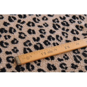 manteau en sherpa léopard - un chat sur un fil