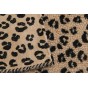 tissu sherpa maille bouclette - léopard