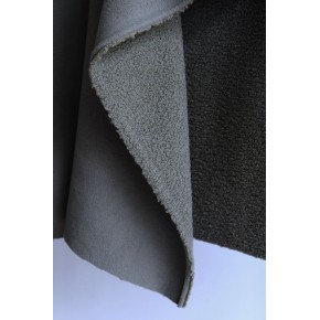 tissu teddy sherpa kaki envers polaire - un chat sur un fil