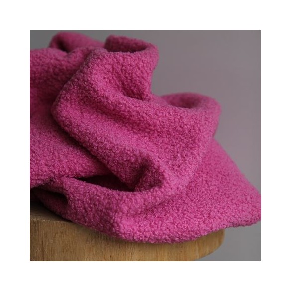 teddy envers polaire - rose