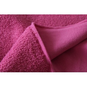 teddy sherpa envers polaire rose - un chat sur un fil