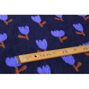 tissu teddy sherpa - un chat sur un fil