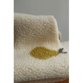 tissu teddy sherpa - un chat sur un fil