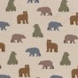 tissu french terry - OURS BEIGE