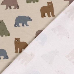 tissu pour sweat fin - un chat sur un fil