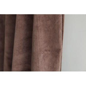 tissu velours stretch - brun foncé