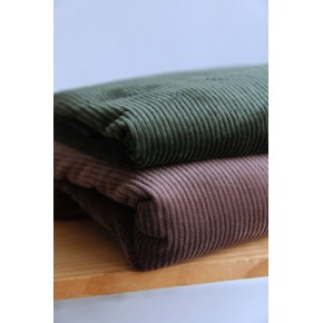 tissu velours côte moyennes - un chat sur un fil