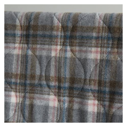 tissu matelassé gris - carreaux