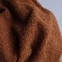 tissu bouclette sherpa - cognac