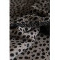 motif panthère - taupe et points noirs