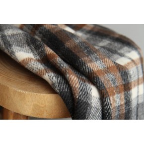 tissu à carreaux - lainage
