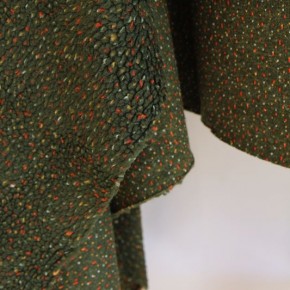 tissu teddy chiné kaki - un chat sur un fil