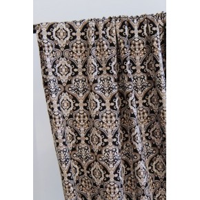 twill de viscose - un chat sur un fil