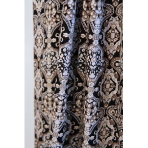 twill de viscose damascus- un chat sur un fil