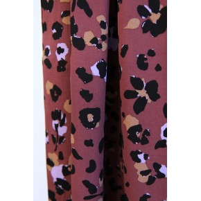 twill de viscose - un chat sur un fil