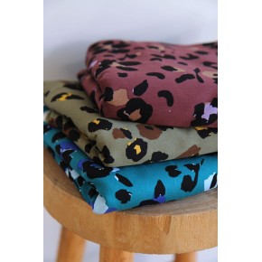 jolie viscose imprimée fleurs - un chat sur un fil