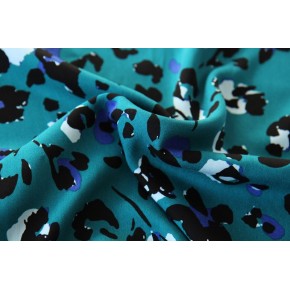 twill de viscose - un chat sur un fil