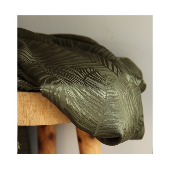 tissu fin et fluide - kaki