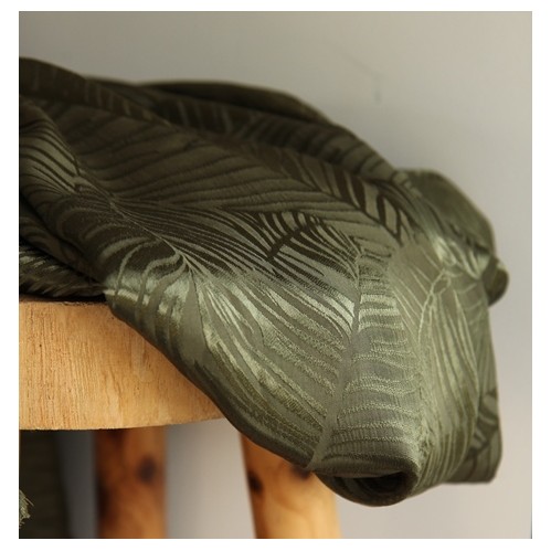 tissu fin et fluide - kaki