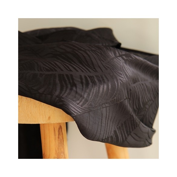 tissu fin et fluide - noir