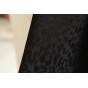 tissu jacquard de viscose noir - un chat sur un fil