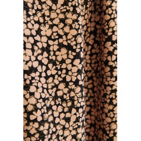 jolie viscose imprimée fleurs - un chat sur un fil