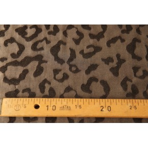 tissu léopard - marron