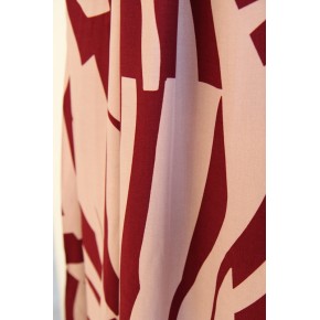 viscose bordeaux et rose - un chat sur un fil