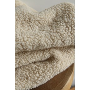 joli sherpa en coton - beige
