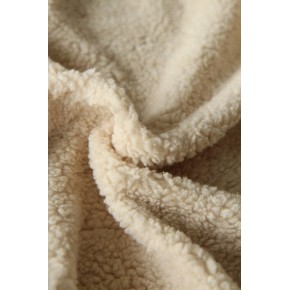 joli sherpa coton - écru