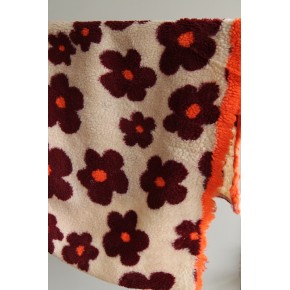 tissu teddy sherpa - un chat sur un fil