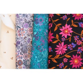 collection de cotons fleuris - un chat sur un fil