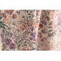 popeline coton fleurs - un chat sur un fil