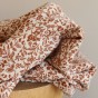 tissu double gaze - fleurs