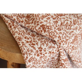 tissu imprimé en double gaze de coton