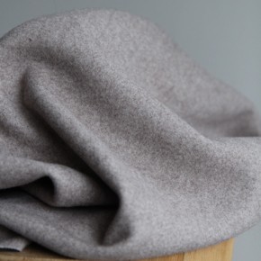 tissu lainage beige et taupe - un chat sur un fil