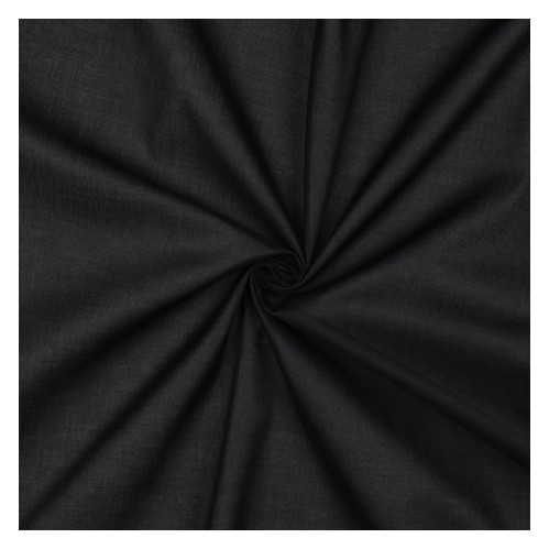 voile de coton bio - noir