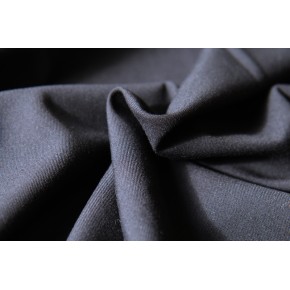 tissu gabardine souple - noir