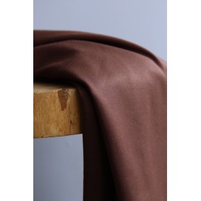 gabardine pour pantalon fluide - chocolat