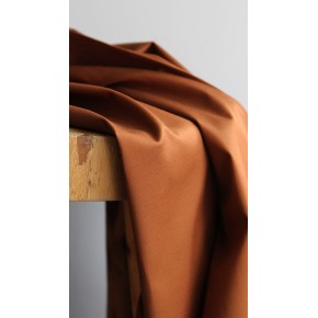 gabardine coton cognac - un chat sur un fil