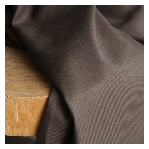 tissu gabardine souple - kaki