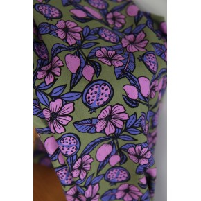 tissu viscose fine et fluide - un chat sur un fil