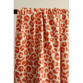 molleton gratté - un chat sur un fil