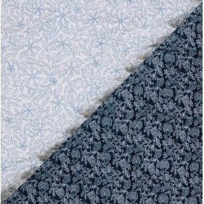 tissu matelassé fleurs - un chat sur un fil