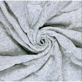 tissu matelassé double gaze imprimée réversible