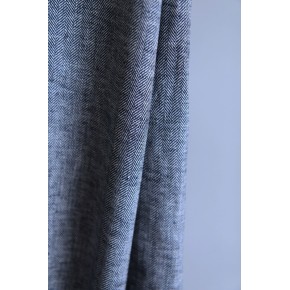 tissu marine chevrons - un chat sur un fil