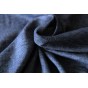 coton uni marine - tissu chevrons