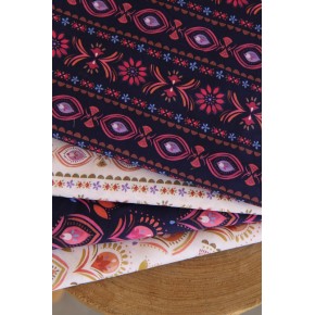 collection tissus coton imprimé fleurs - un chat sur un fil