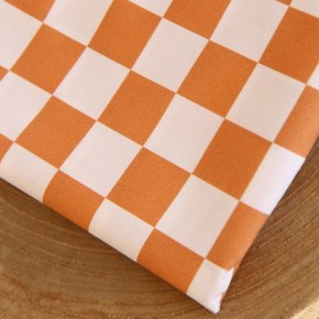 tissu popeline coton - damier